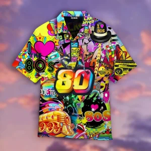 Chemise années 80 de beauf